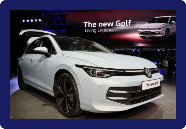 폭스바겐 신형골프 영종도 출시회 골프 사진