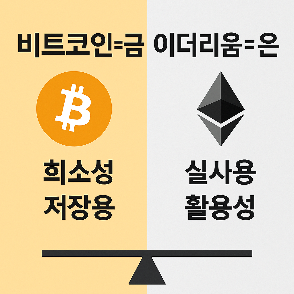 비트코인 이더리움 비교