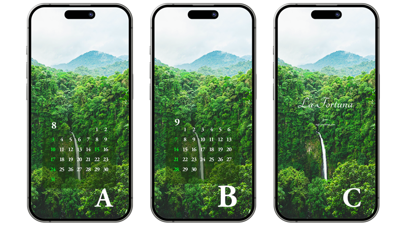 05 포르투나 폭포 ABC - 2025년8월 아이폰배경화면