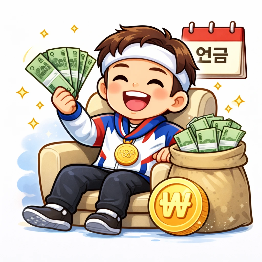 올림픽 금메달 연금 세금