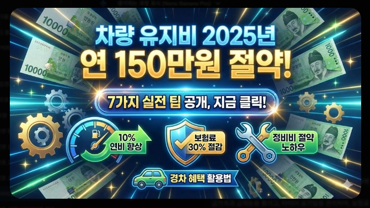 차량유지비 절약팁