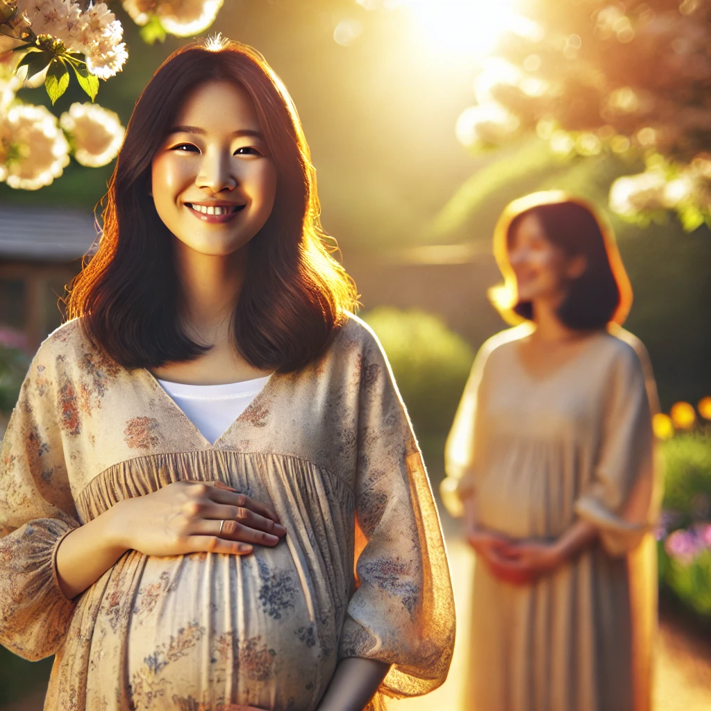 출산을 준비하는 여성