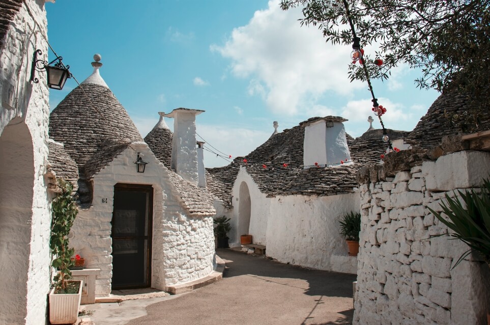 알베로벨로 골목 사진