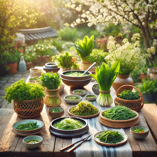 봄나물,봄철 보양 식재료,냉이,달래,두릅,쑥,돌나물