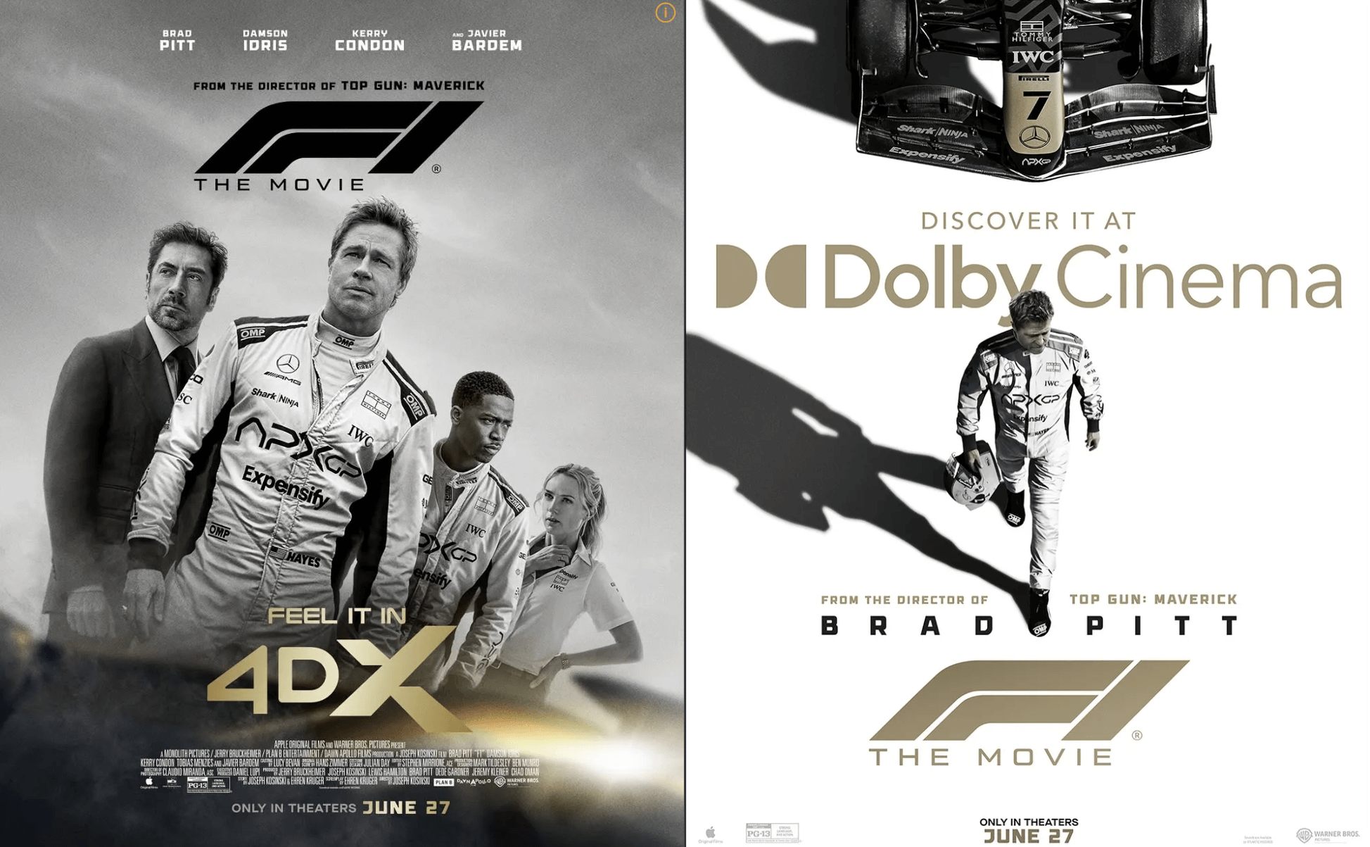 F1 더 무비 상영관보기