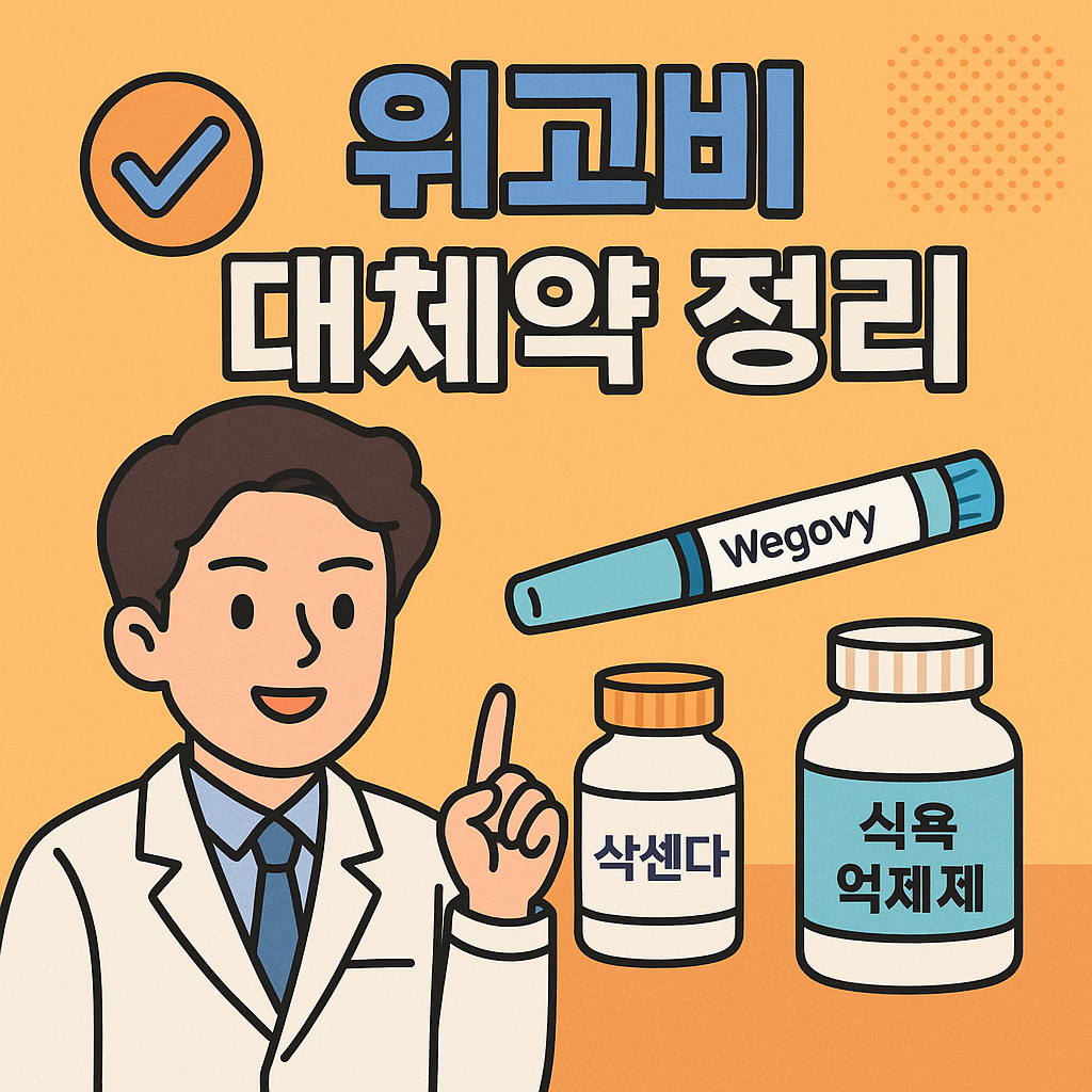 2025년 위고비 대체 의약품 총정리