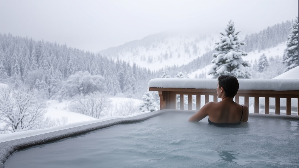 일본의따뜻한온천