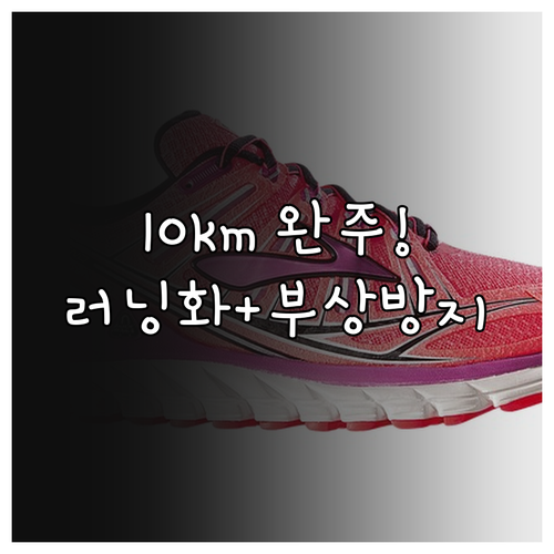 마라톤 10km 완주를 위한 러닝화 ..