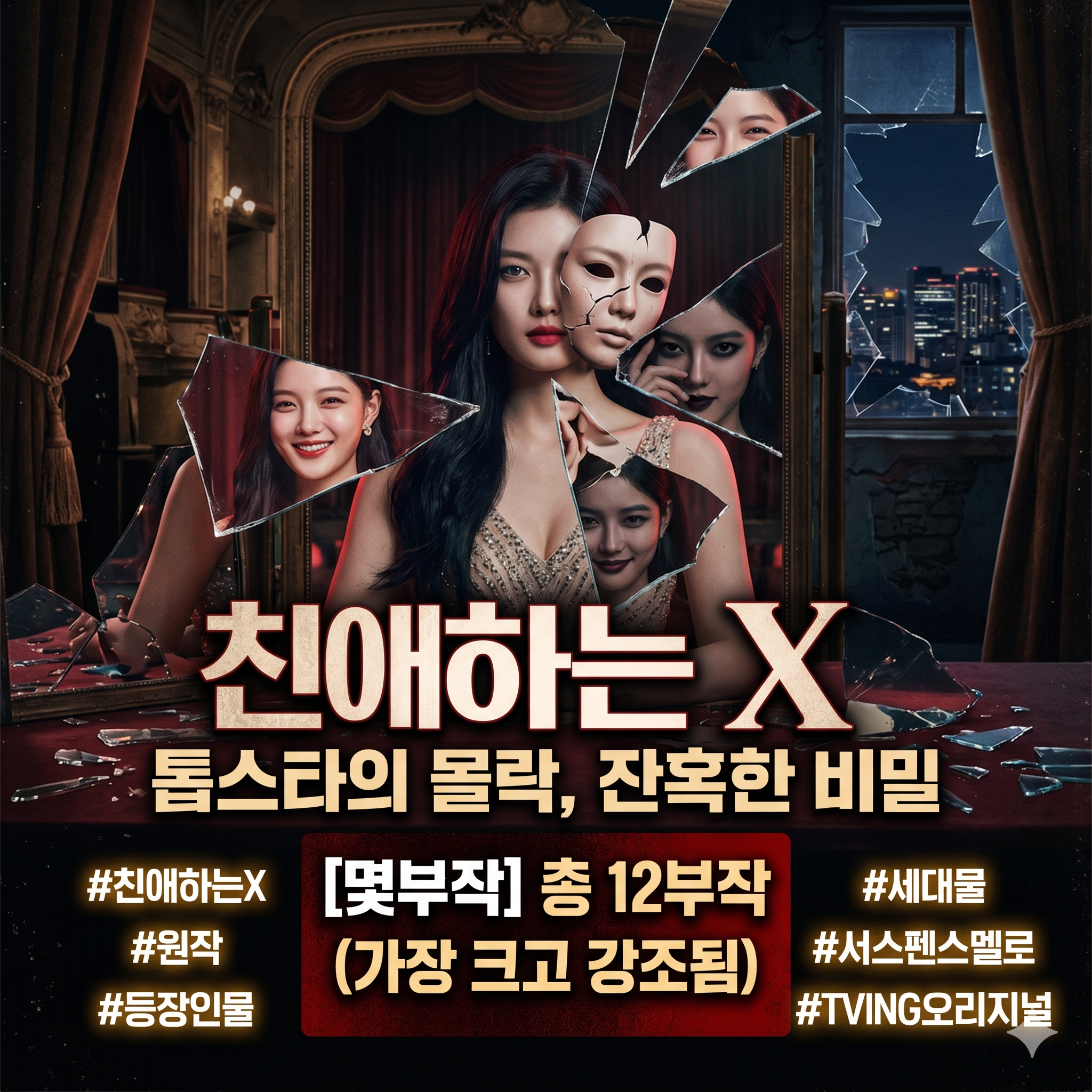 친애하는 X 몇부작 원작 등장인물 방송 정보 완벽 정리