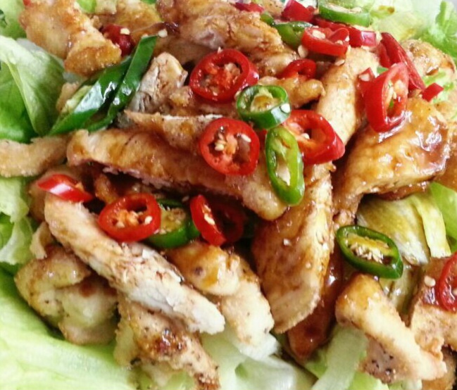 캐이준샐러드요리사진