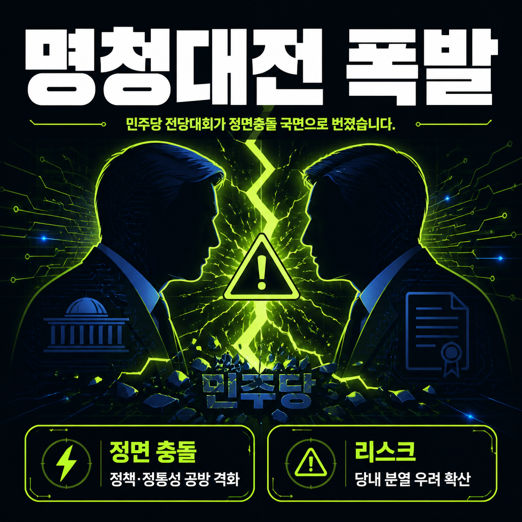 명청대전 폭발