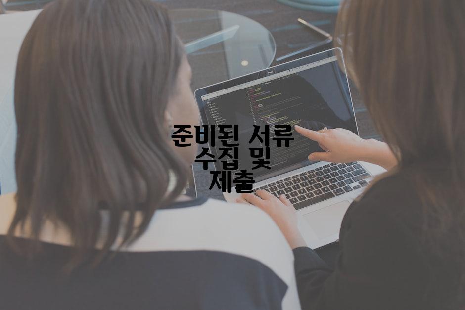 준비된 서류 수집 및 제출