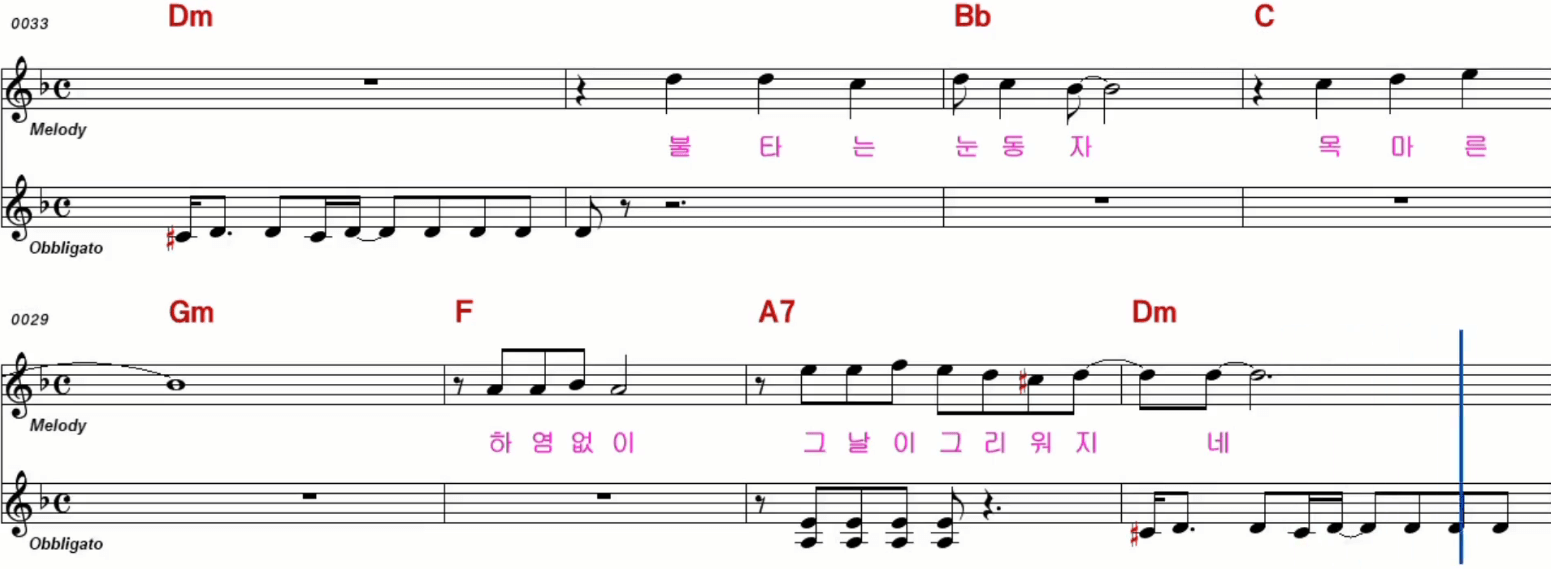 윤수일 황홀한 고백 악보