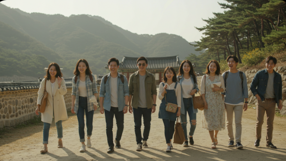 여행중인 근로자들