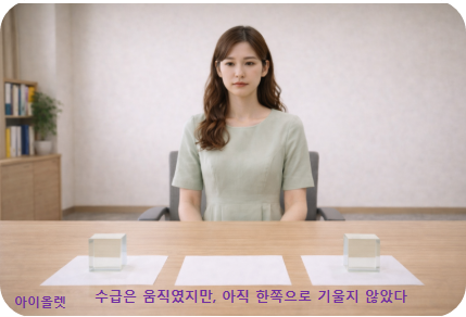수급은 움직였지만, 아직 한쪽으로 기울지 않았다
