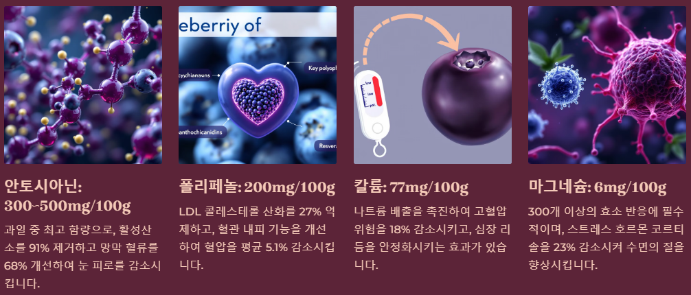 블루베리 영앙성분