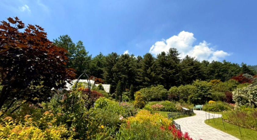 가평의 아침고요수목원