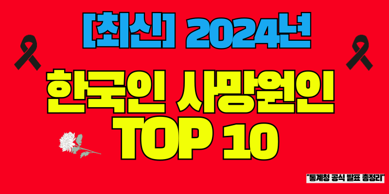 2024년 한국인 사망원인 TOP10