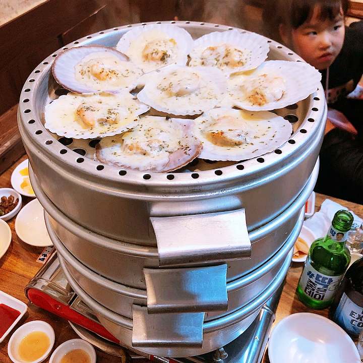 청정 남해바다를 겹겹이 새조개 샤브샤브 코끼리조개 회 4단 해물찜 거제 거제도 맛집 추천 생방송투데이 자족식당