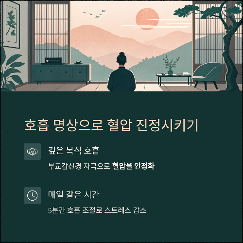 고혈압 걱정 끝! 하루 5분으로 혈압 잡는 생활습관