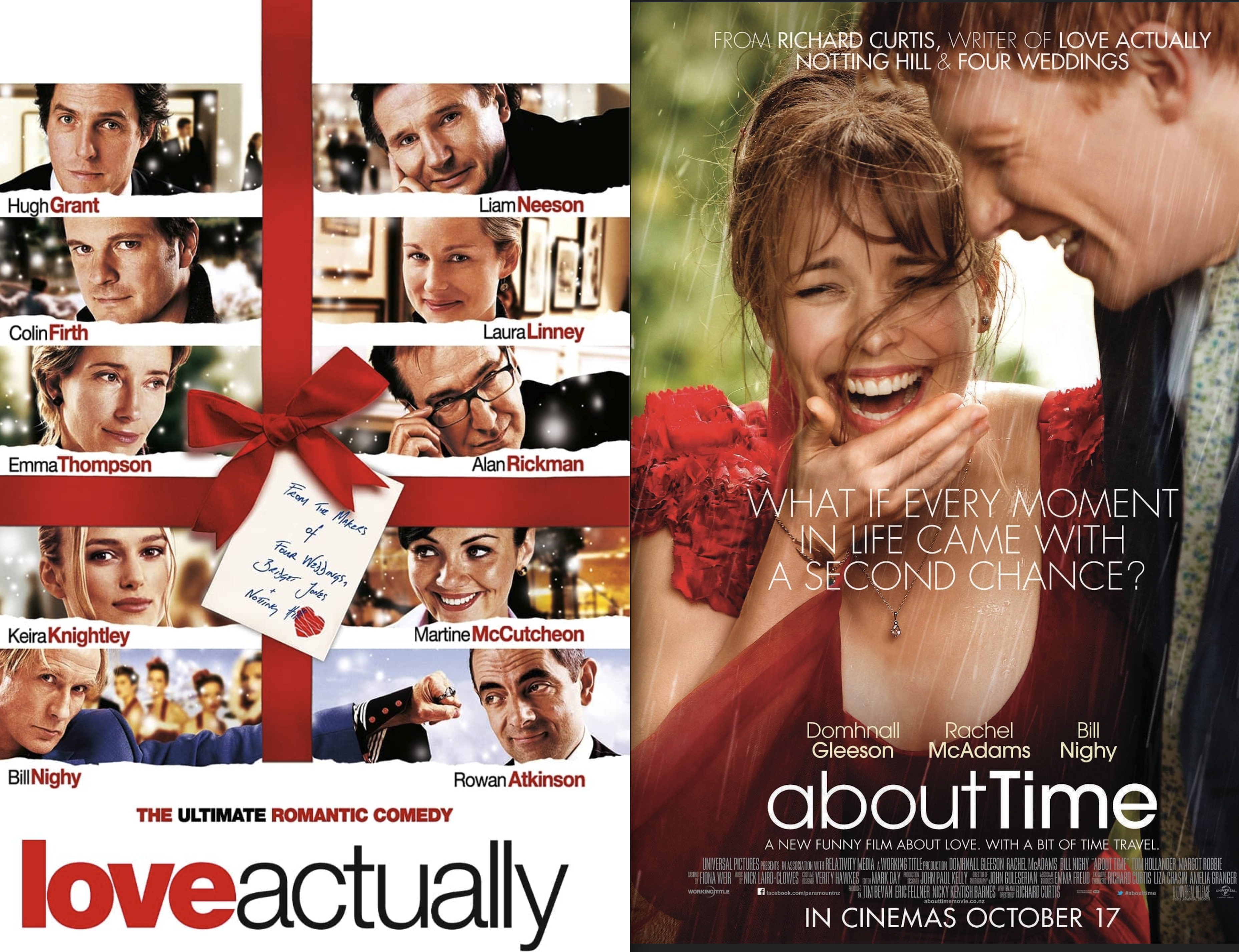 영화 포스터 러브 액츄얼리, 어바웃 타임 관련 사진