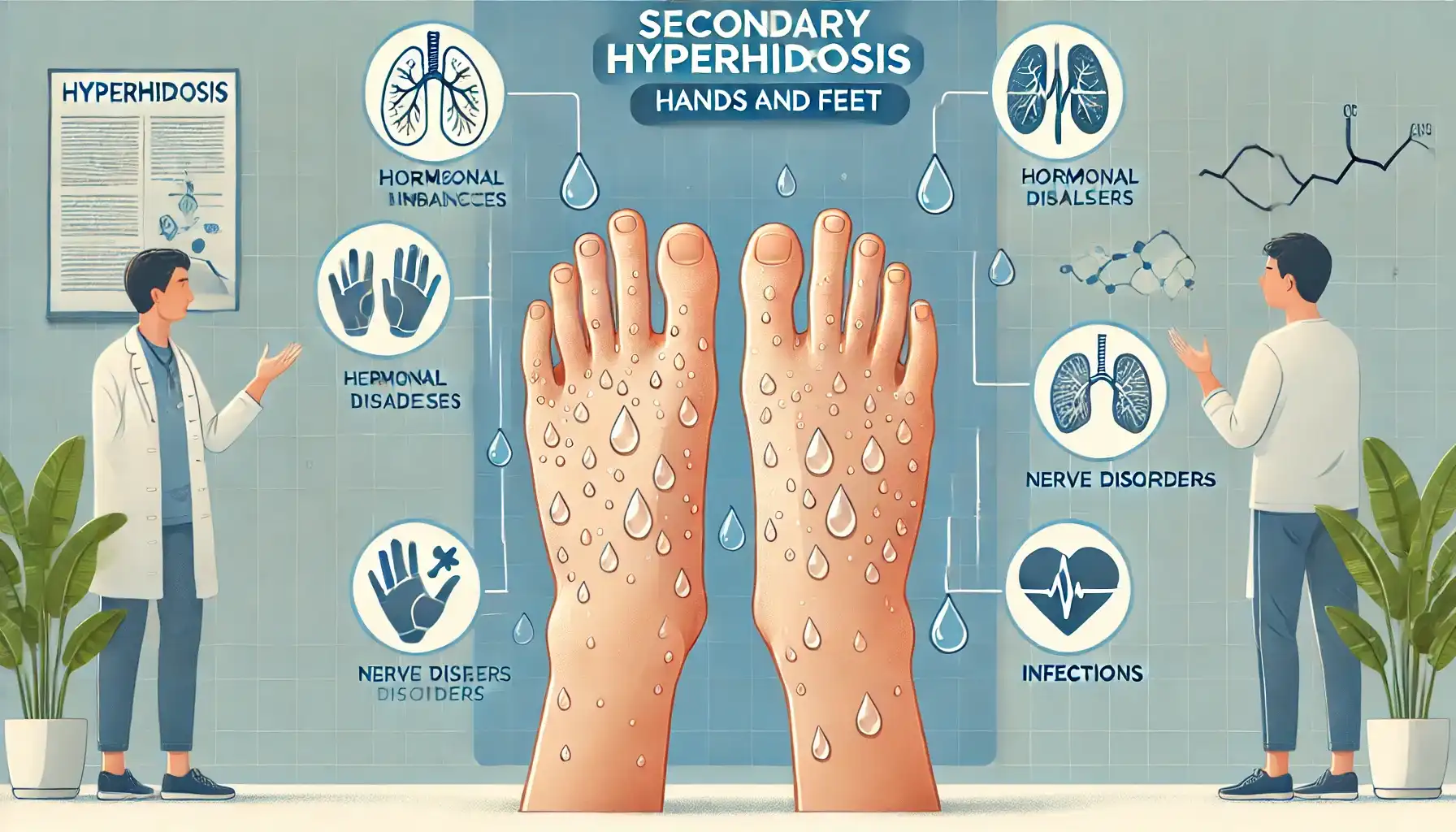 속발성 다한증 관련 이미지
