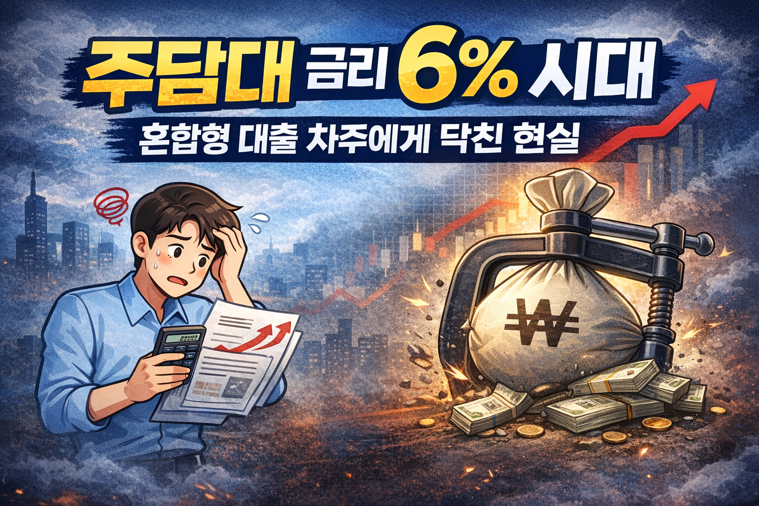 주담대 금리 6% 시대