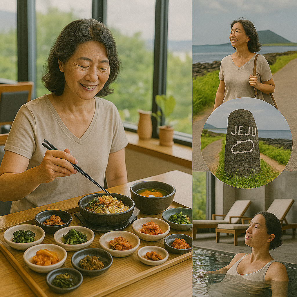 제주 중년 힐링 여행지 (건강식, 걷기길, 스파)