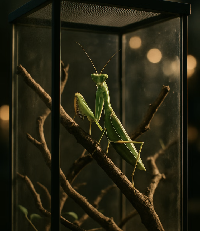 곤충의 제왕을 위한 집 꾸미기