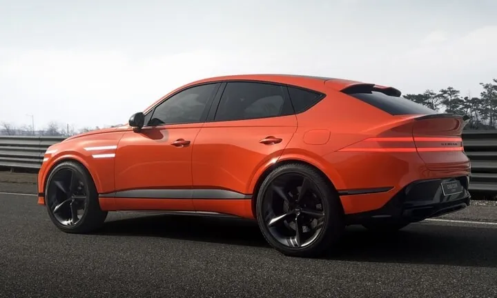 gv80 쿠페 콘셉트 후측면