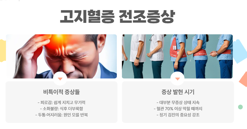 고지혈증 전조증상