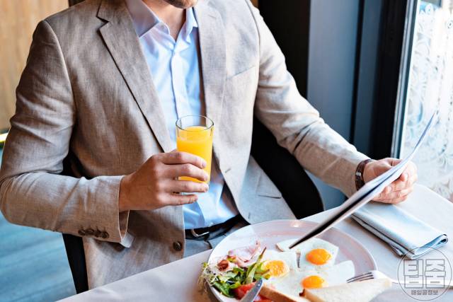 올챙이뱃살 빼는법 올챙이배 빼기 아침식사