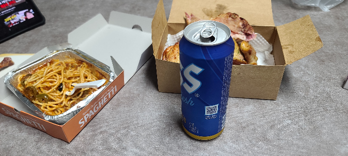 상대원 배달맛집 브로오븐구이치킨 배달완료 구성품 통훈제치킨 치즈오븐스파게티 즐거운저녁식사