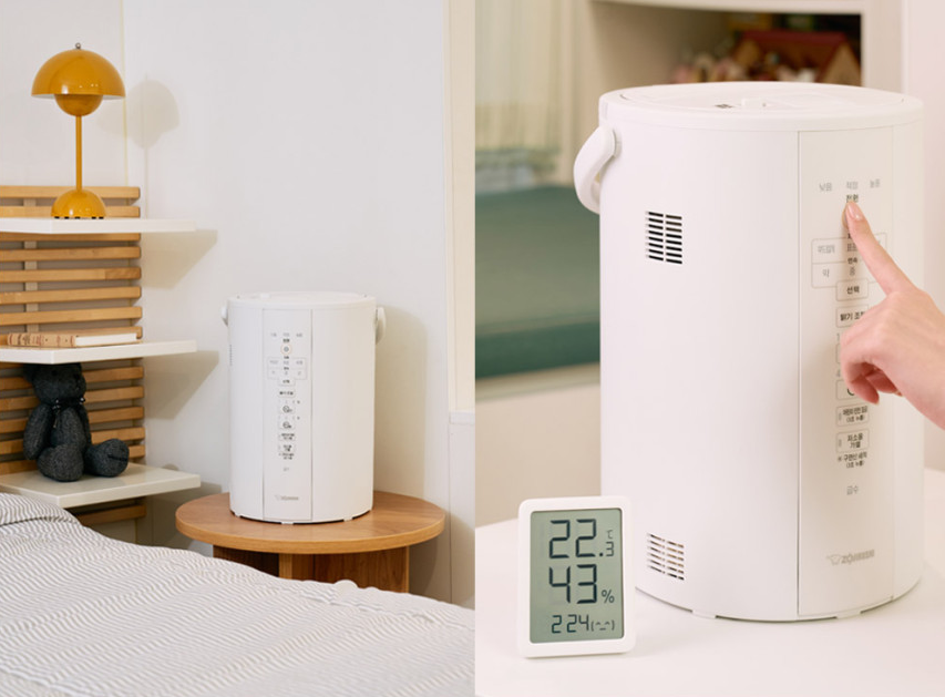 조지루시 가열식 가습기 후기: 아기 코막힘, 세균 걱정 끝! (4L 정품)