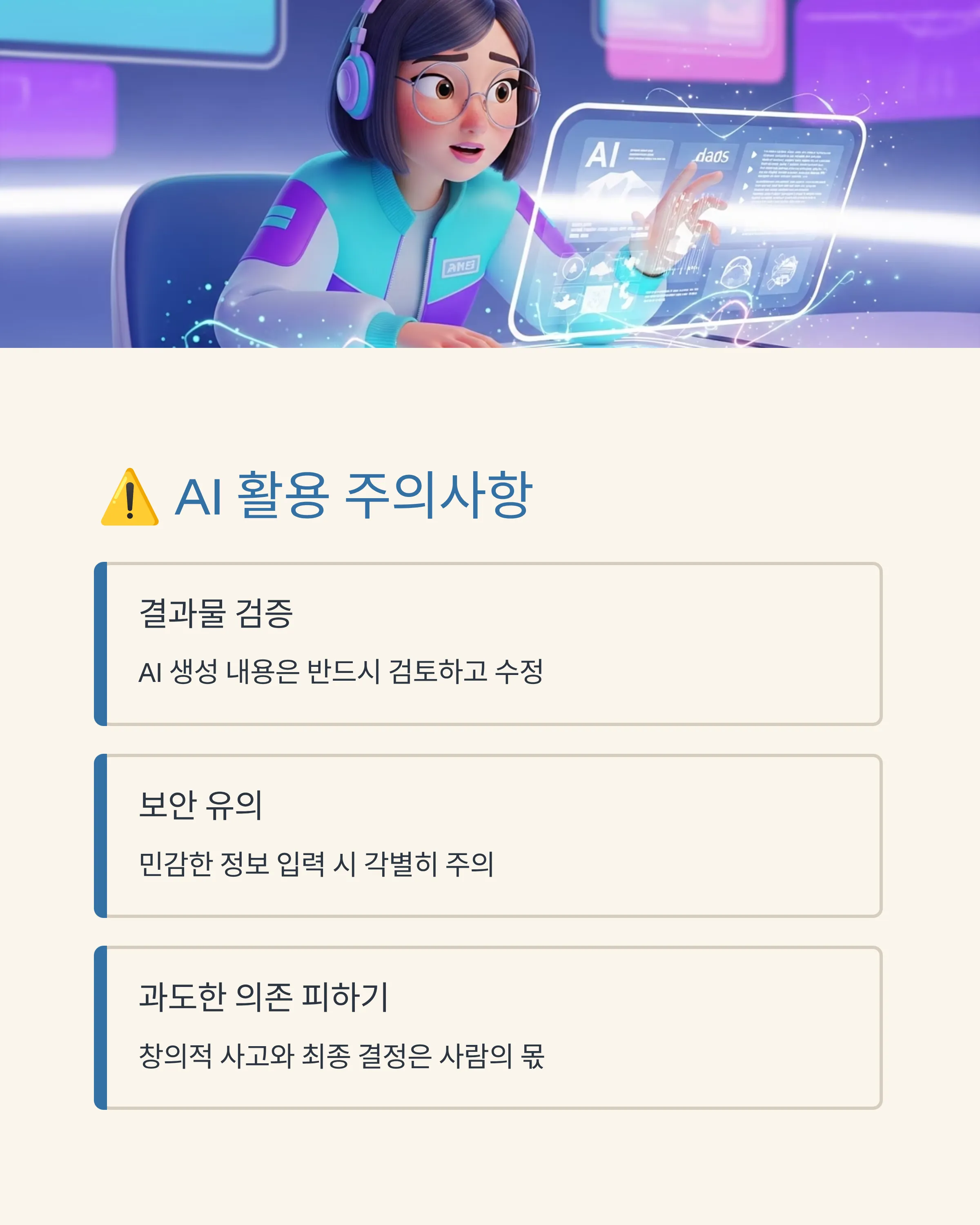 AI 도구로 업무 효율성