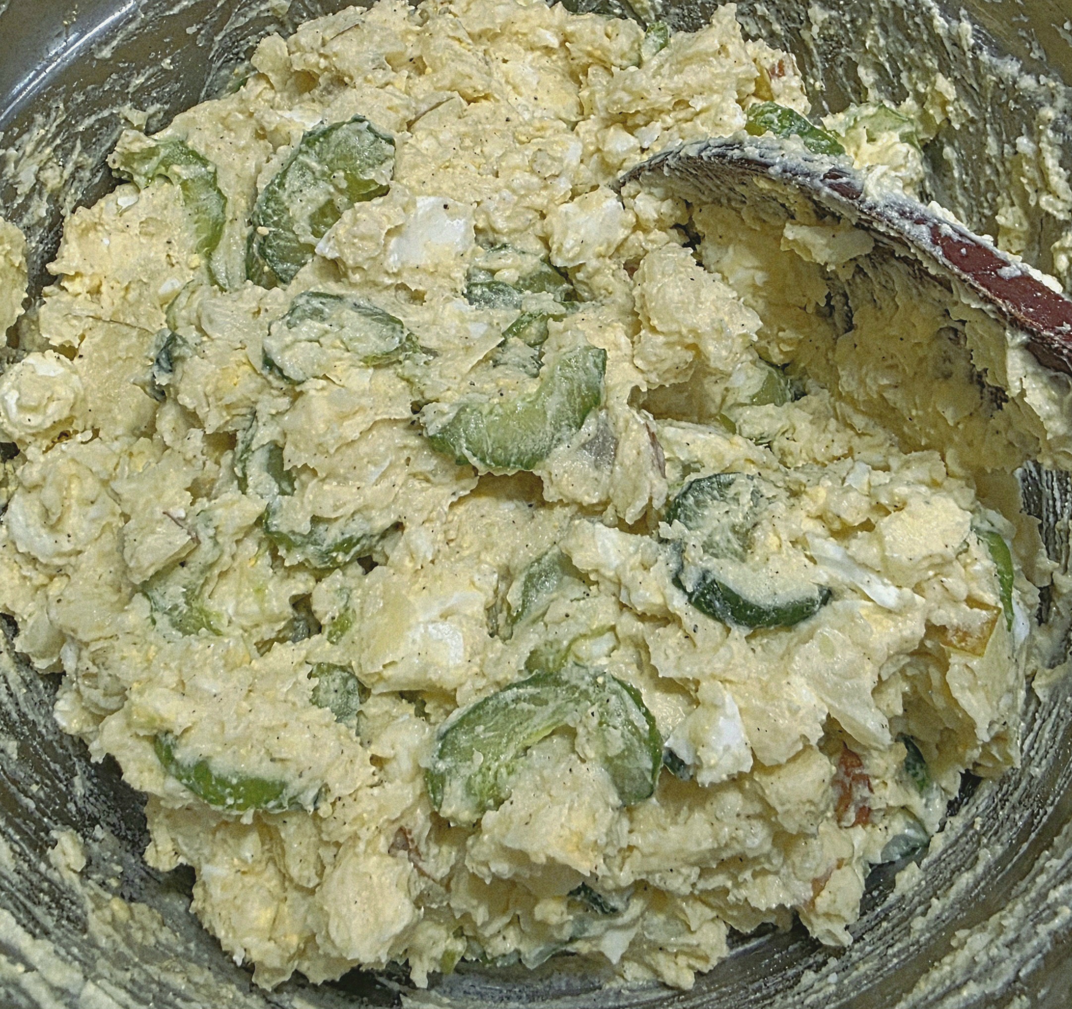 잘-섞어줍니다.