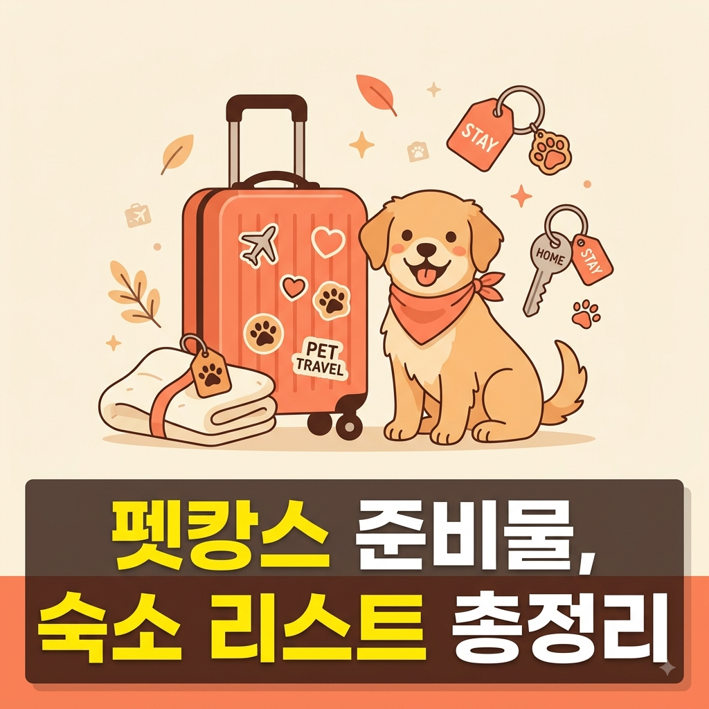 펫캉스 준비물 체크리스트