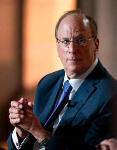 세계경제포럼 의장인 래리 핑크 블랙록 회장. 출처=나무위키