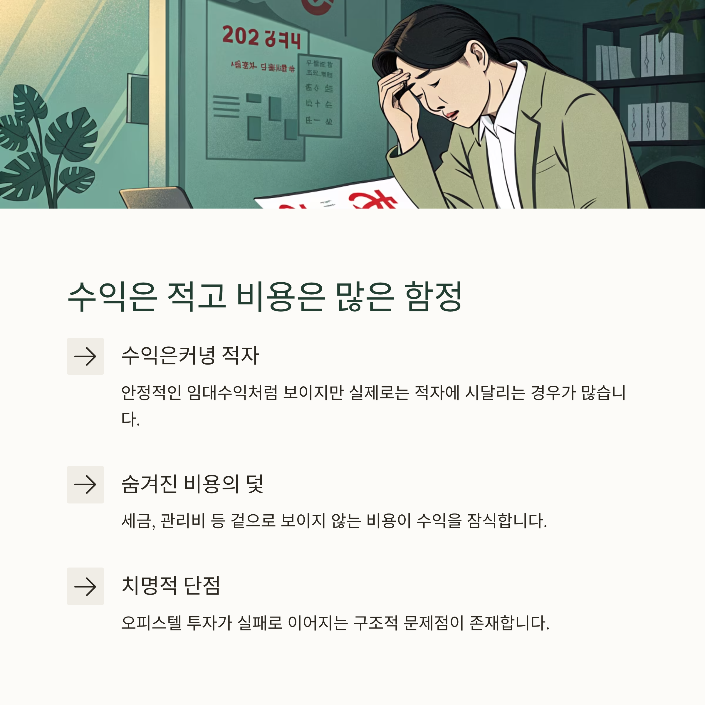 수익형 부동산의 허상, 오피스텔 투자 실패하는 결정적 이유