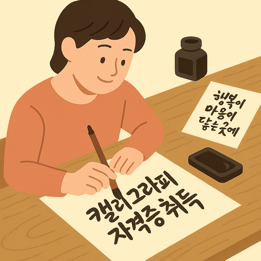 손글씨로 시작하는 부업! 캘리그라피 자격증으로 나만의 글씨를 돈으로 바꾸자✍️