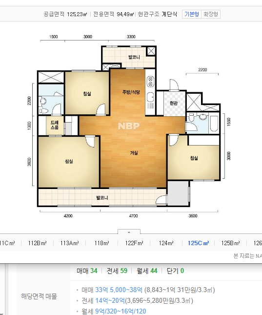 래대팰 평면도 3