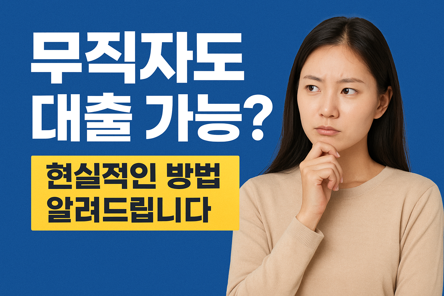 무직자도 대출이 가능할까? 소득이 없어도 가능한 현실적인 대출 방법을 정리했습니다. 정부지원 서민대출부터 신용대출, 담보대출까지 무직자가 실제 이용할 수 있는 대출 조건과 주의사항을 확인하세요.