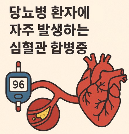 당뇨병 환자에게 자주 발생하는 심혈관 합병증 사진