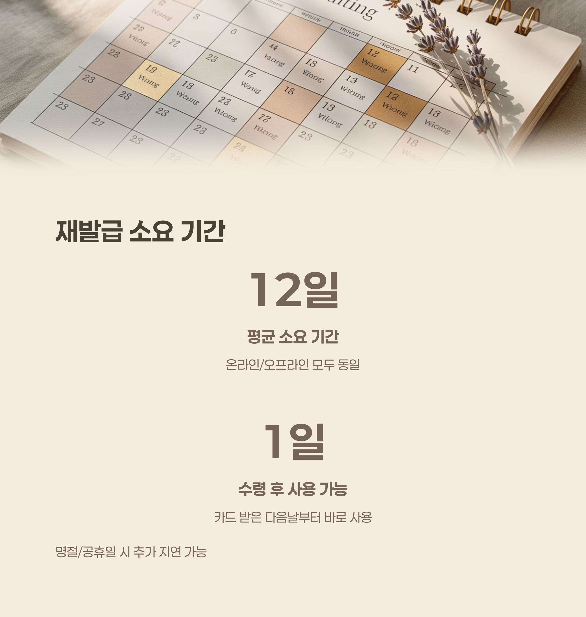 국민 내일배움카드 재발급 소요 기간