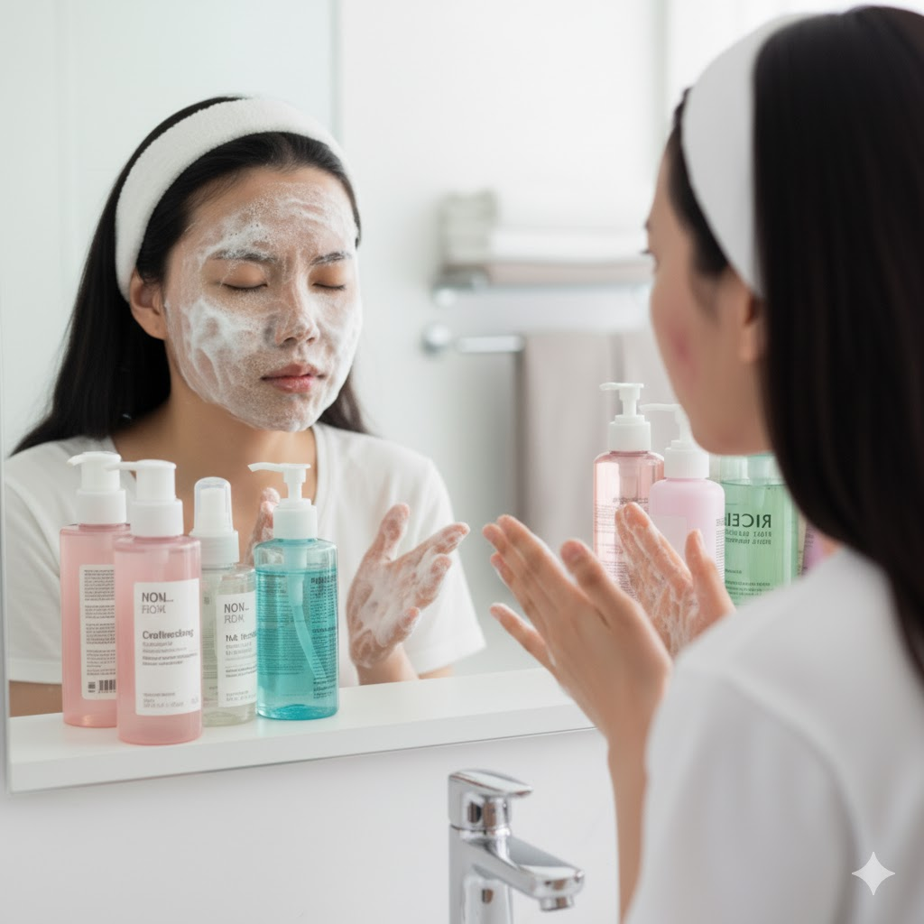 여름여드름 피부관리 트러블케어 올바른세안법 피부과꿀팁