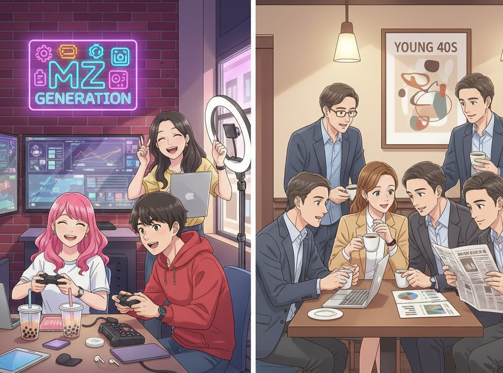 영포티 뉴포티 중년패션 세대갈등 나이듦에대하여