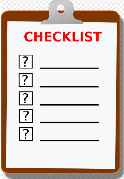 긴급지원 신청 체크리스트