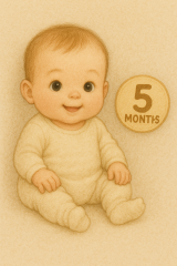 5개월 아기 이미지