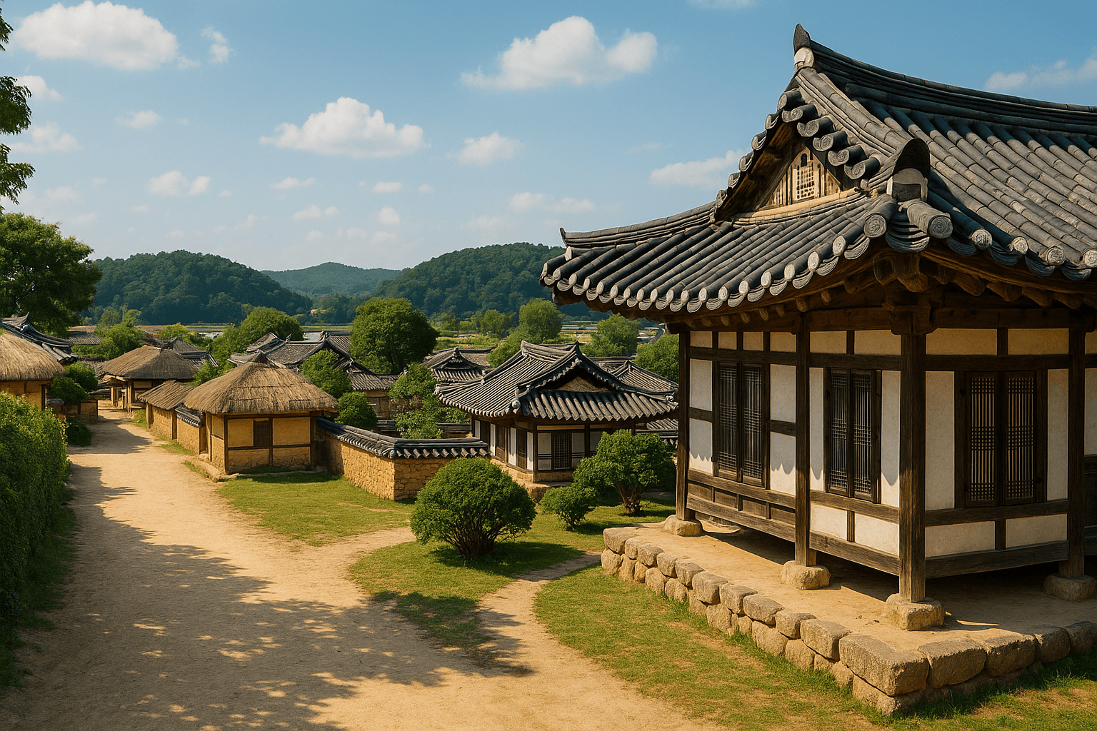 안동 하회마을에서 느끼는 한국 전통의 멋과 시간의 여유