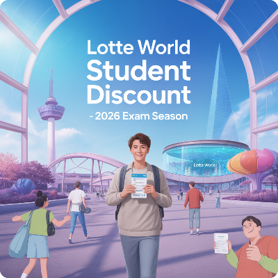 롯데월드 수험생 할인 이벤트｜2026 수능 대비 이미지